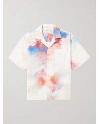 John Elliott - Convertible-Collar Printed Cotton-Blend Voile Shirt - Lyst