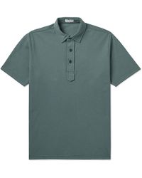 De Petrillo - Slim-fit Cotton-piqué Polo Shirt - Lyst