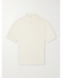 Hartford - Pointelle-Knit Cotton Polo Shirt - Lyst