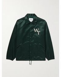 WTAPS - Logo-Appliquéd Cotton-Blend Sateen Coach Jacket - Lyst