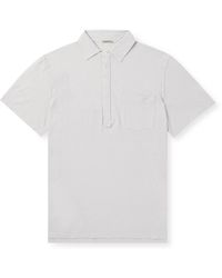 Barena - Spilo Garment-dyed Cotton-jersey Polo Shirt - Lyst