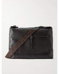 Berluti - Un Jour Textured-Leather Messenger Bag - Lyst
