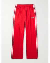 SAINT Mxxxxxx - Striped Jersey Straight-Leg Track Pants - Lyst
