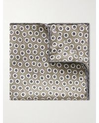 Brunello Cucinelli - Polka-dot Silk Pocket Square - Lyst