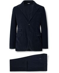Massimo Alba - Sand Cotton-Corduroy Suit - Lyst
