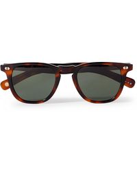 Garrett Leight - Brooks X D-frame Tortoiseshell Acetate Sunglasses - Lyst