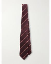 Gucci - 7Cm Striped Silk-Twill Neck Tie - Lyst