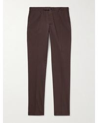 Slowear - Venezia 1951 Straight-Leg Stretch-Cotton Twill Trousers - Lyst