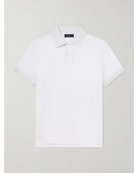 dunhill - Cotton-Piqué Polo Shirt - Lyst