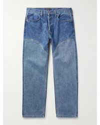 CHERRY LA - Chap Straight-leg Panelled Jeans - Lyst