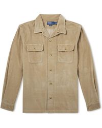 Polo Ralph Lauren - Convertible-Collar Cotton-Corduroy Shirt - Lyst