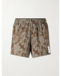Satisfy - Straight-Leg Logo-Appliqu&Eacute;D 5&Quot; Space‑O&Trade; Shorts - Lyst