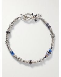 Peyote Bird - Cendre Sterling Multi-Stone Beaded Bracelet - Lyst