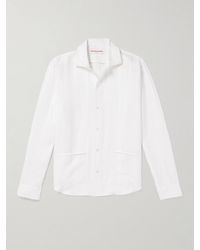 Orlebar Brown - Barkley Striped Cotton-jacquard Shirt - Lyst