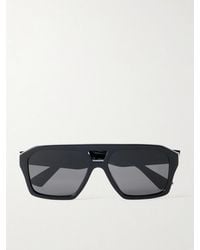 Bottega Veneta - New Entry Ribbon Aviator-Style Recycled Acetate Sunglasses - Lyst