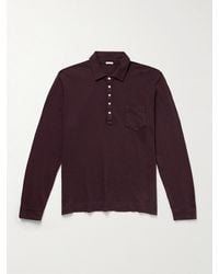 Massimo Alba - Cotton-Blend Polo Shirt - Lyst