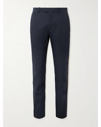 MR P. - Samuel Slim-Fit Straight-Leg Stretch-Cotton Golf Trousers - Lyst