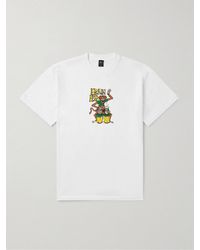 Brain Dead - Bongo Brain Logo-Print Cotton-Jersey T-Shirt - Lyst