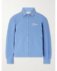 CHERRY LA - Logo-Embroidered Paint-Splattered Shell Jacket - Lyst