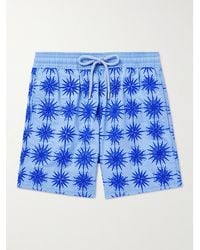 Vilebrequin - Moorea Slim-fit Mid-length Flocked Recycled Swim Shorts - Lyst