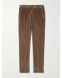 Slowear - Incotex Slim-fit Cotton-blend Corduroy Trousers - Lyst