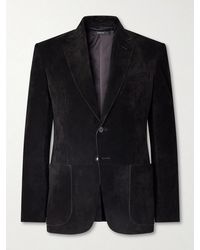 Tom Ford - Panelled Suede Blazer - Lyst
