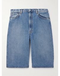 Orslow - Super Dad's Wide-Leg Denim Shorts - Lyst