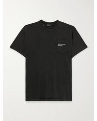 Enfants Riches Deprimes - Distressed Bleached Logo-print Cotton-jersey T-shirt - Lyst