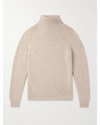 Fedeli - Onda Wool And Cashmere-Blend Rollneck Sweater - Lyst