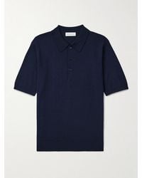 Dries Van Noten - Merino Wool Polo Shirt - Lyst