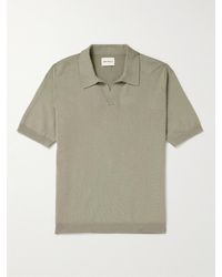 Norse Projects - Leif Linen And Cotton-blend Polo Shirt - Lyst