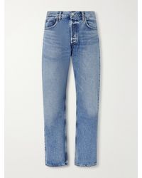 Agolde - Magnus Straight-Leg Distressed Organic Cotton Jeans - Lyst