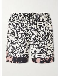 Dries Van Noten - Straight-Leg Mid-Length Printed Swim Shorts - Lyst