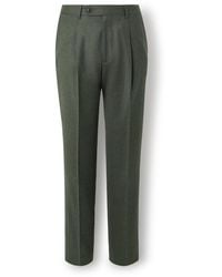 Paul Smith - Straight-Leg Pleated Wool And Cashmere-Blend Suit Trousers - Lyst