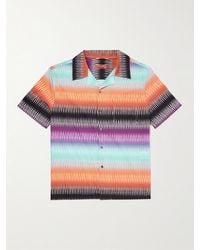Missoni - Camp-collar Printed Cotton-poplin Shirt - Lyst