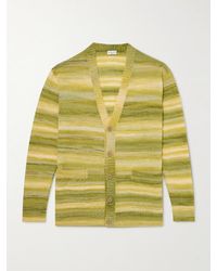 Dries Van Noten - Space-dyed Knitted Cardigan - Lyst