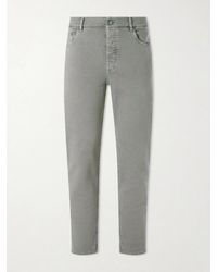 Brunello Cucinelli - Slim-Fit Cotton-Blend Jeans - Lyst