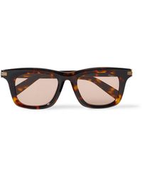 ZEGNA - Square-Frame Acetate Sunglasses - Lyst