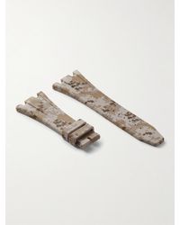 HORUS WATCH STRAPS - Deployant 42Mm Camouflage-Print Rubber Watch Strap - Lyst