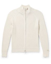 Aimé Leon Dore - Ribbed Merino Wool-Blend Zip-Up Sweater - Lyst