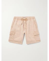 Vilebrequin - Baie Straight-Leg Linen Drawstring Cargo Shorts - Lyst