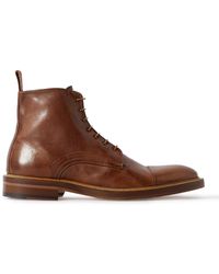 Paul Smith - Newland Full-grain Leather Boots - Lyst