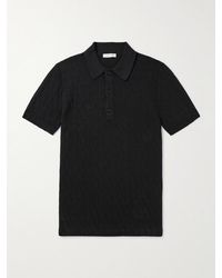 Valentino Garavani - Toile Iconograph Logo-jacquard Cotton-blend Polo Shirt - Lyst