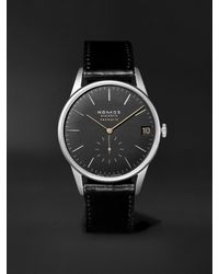 Nomos - Orion Neomatik Automatic 41mm Stainless Steel And Leather Watch - Lyst