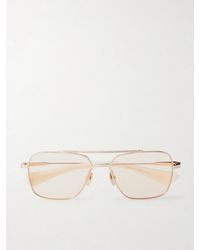 Dita Eyewear - Flight-Seven Aviator-Style-Tone Titanium Sunglasses - Lyst