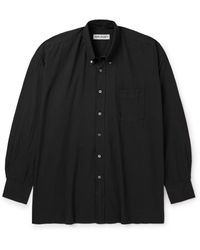 Our Legacy - Button-Down Collar Cotton-Poplin Shirt - Lyst