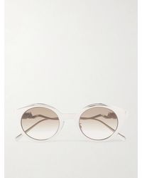 Loewe - Coil Round-Frame-Tone Sunglasses - Lyst