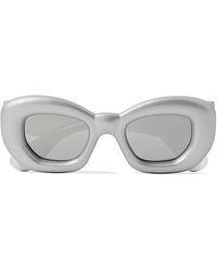 Loewe - Inflated Square-frame Acetate Sunglasses - Lyst