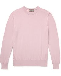 Canali - Cotton Sweater - Lyst