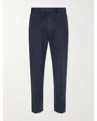 Tom Ford - Straight-Leg Cotton-Drill Trousers - Lyst